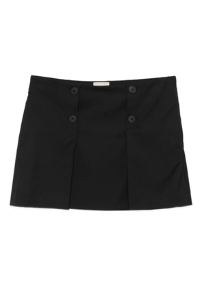 The Garment button-front mini skirt - Black