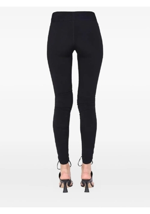 HUALA gathered tie trousers - Black