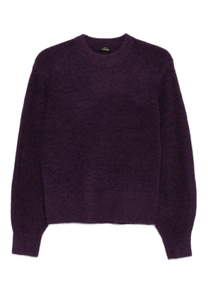TWINSET round-neck long-sleeves sweater - Purple