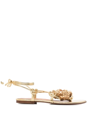 Alameda Turquesa Meredith sandals - Gold