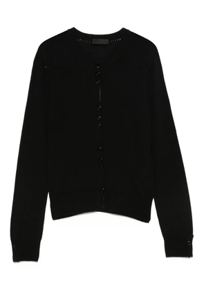 LIU JO button-front knitted cardigan - Black