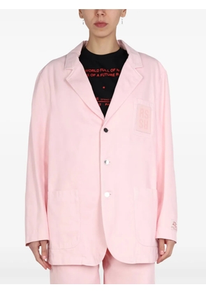 Raf Simons button-fastening blazer - Pink