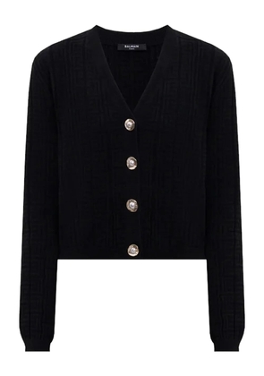 Balmain V-neck buttoned cardigan - Black