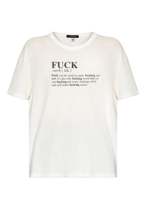 R13 cotton T-shirt - White