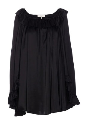 Chloé ruffled long-sleeves dress - Black