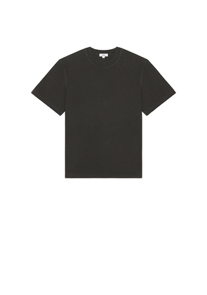 AGOLDE Asha Mock Neck Tee in Black. Size M. Also in S, XL/1X.
