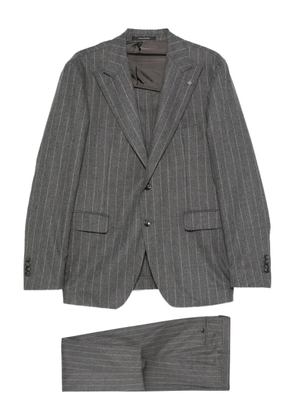 Tagliatore striped single-breasted suit - Grey