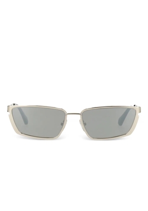 Off-White Eyewear metallic-effect rectangle-frame sunglasses - Silver