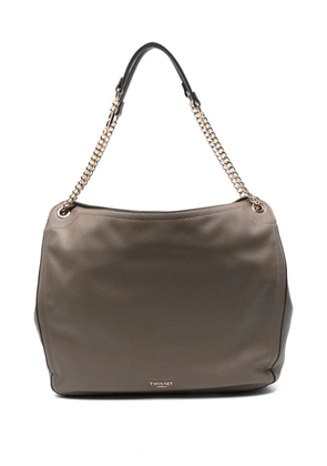 TWINSET chain-strap tote bag - Neutrals