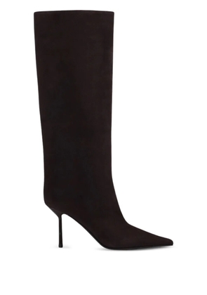 Le Silla 80mm Bella pointed boots - Brown