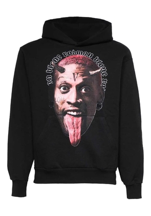 Vlone maxi-print hoodie - Black