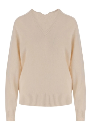 Carven v-neck cashmere sweater - Neutrals