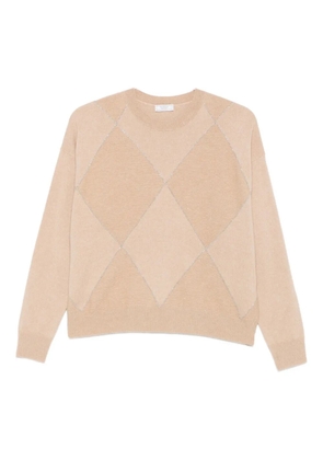 Peserico diamond-pattern sweater - Neutrals