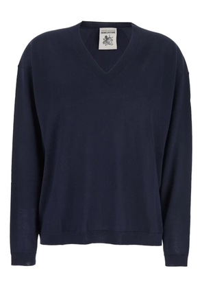 Semicouture v-neck sweater - Blue