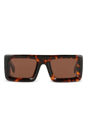 Off-White Eyewear tortoiseshell square-frame sunglasses - Brown