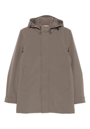 Woolrich hooded buttoned coat - Grey