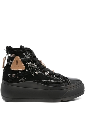 R13 Kurt platform sneakers - Black