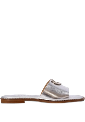 Kotris Sandals horseshoe-detail leather sandals - Silver