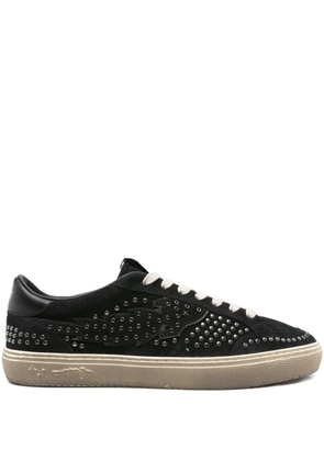 Enterprise Japan studded suede low-top sneakers - Black