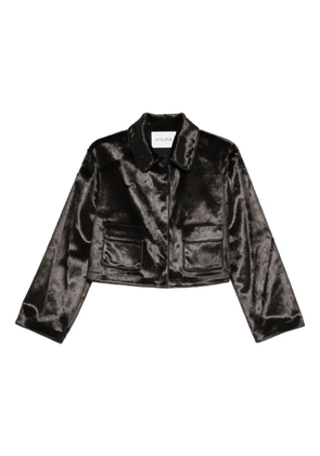 MALINA velvet jacket - Brown