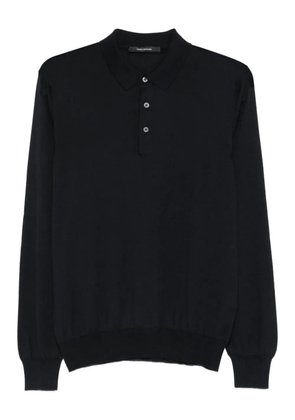 Tagliatore Pablo long-sleeve polo shirt - Blue