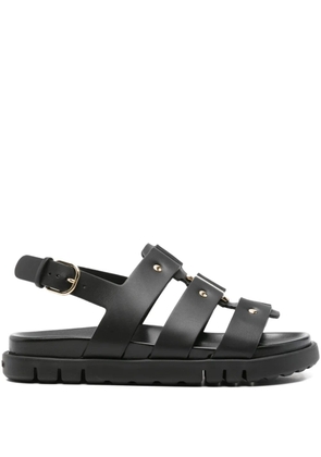Ferragamo studded strappy sandals - Black