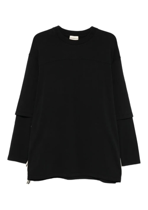 MORDECAI double-layered T-shirt - Black