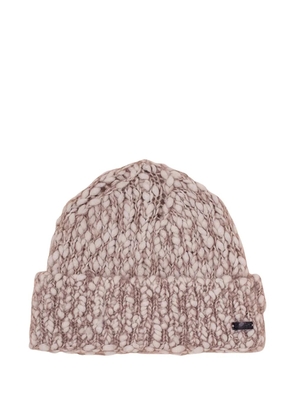 Fedeli cable-knit beanie - Pink