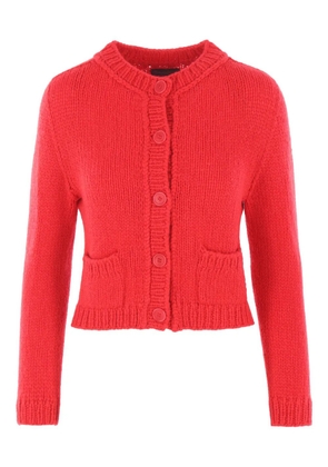 WOMMELSDORFF BERLIN patch-pocket button cardigan - Red