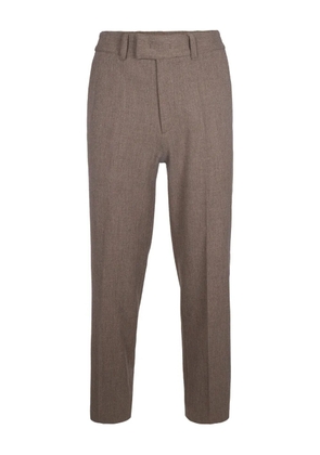 Paolo Pecora elastic-waistband trousers - Brown