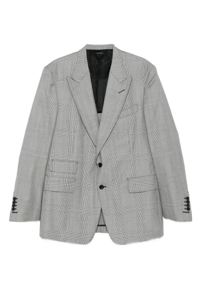 TOM FORD single-breasted checked suit - Black