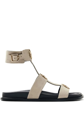 ALOHAS Clarisa buckle embellished sandals - Neutrals