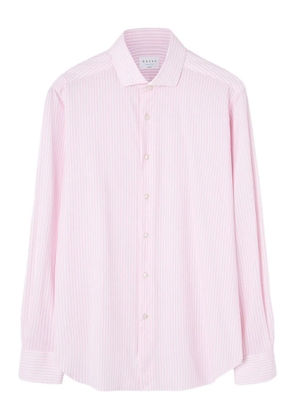 Xacus striped long-sleeved shirt - Pink