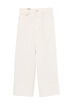DONDUP button-fly straight-leg jeans - Neutrals