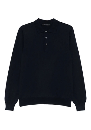 Tagliatore long-sleeve polo shirt - Blue