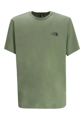 The North Face small-logo graphic T-shirt - Green