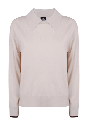 Paul Smith polo-collar wool sweaters - Neutrals