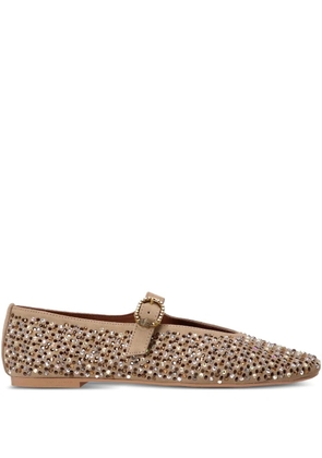 Kurt Geiger London embellished buckled pumps - Neutrals