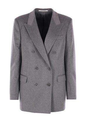 Tagliatore double-breasted coat - Grey