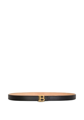 Balmain leather B-buckle belt - Black