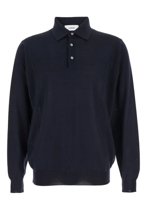 Lardini virgin wool polo shirt - Blue