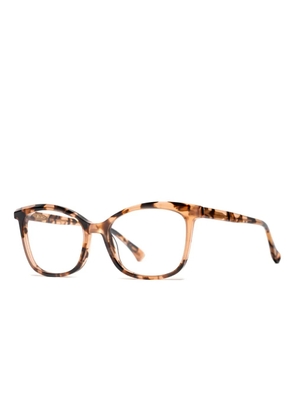 Xavier Garcia Design tortoiseshell round frames - Brown