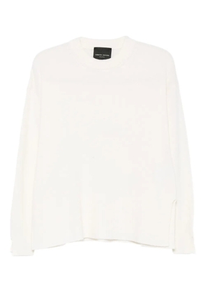 Roberto Collina crew-neck sweater - White