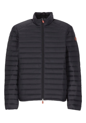 Save The Duck logo-patch quilted-pattern jackets - Black