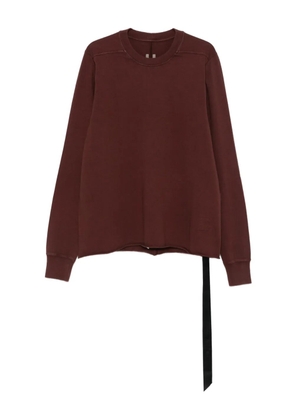 Rick Owens DRKSHDW raw-edge crew-neck sweatshirt - Brown