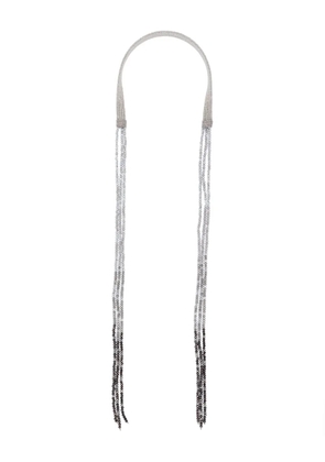 Peserico beaded-strands necklace - Grey