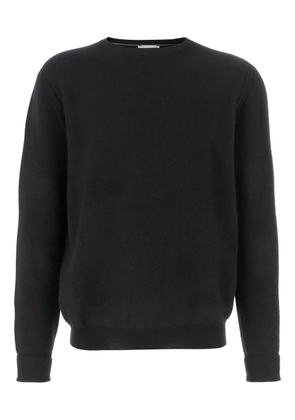 OLIVER LATTUGHI round-neck ribbed sweater - Black