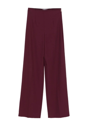 Patrizia Pepe high-waisted wide-leg trousers - Purple