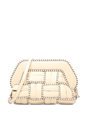 Themoirè medium Tia quilted-panel shoulder bag - Neutrals