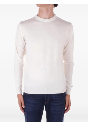 Woolrich crew-neck wool sweater - White